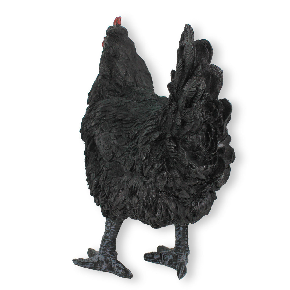 Gartendeko Huhn Figur Schwarz 35cm stehend Deko Hühner Deko Hennen