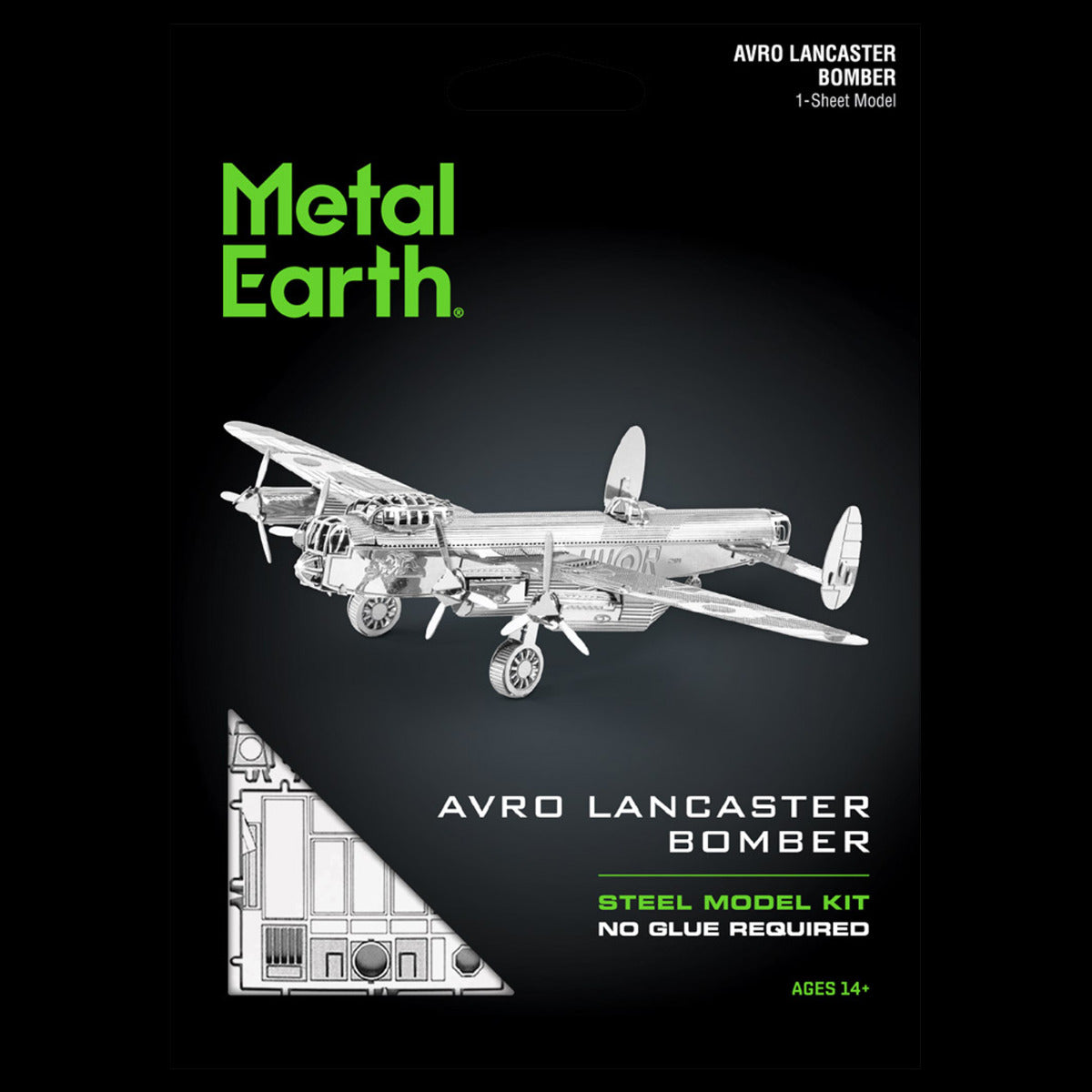 Metal Earth Metallbausätze MMS067 Lancaster Bomber Flugzeug Metall Modell