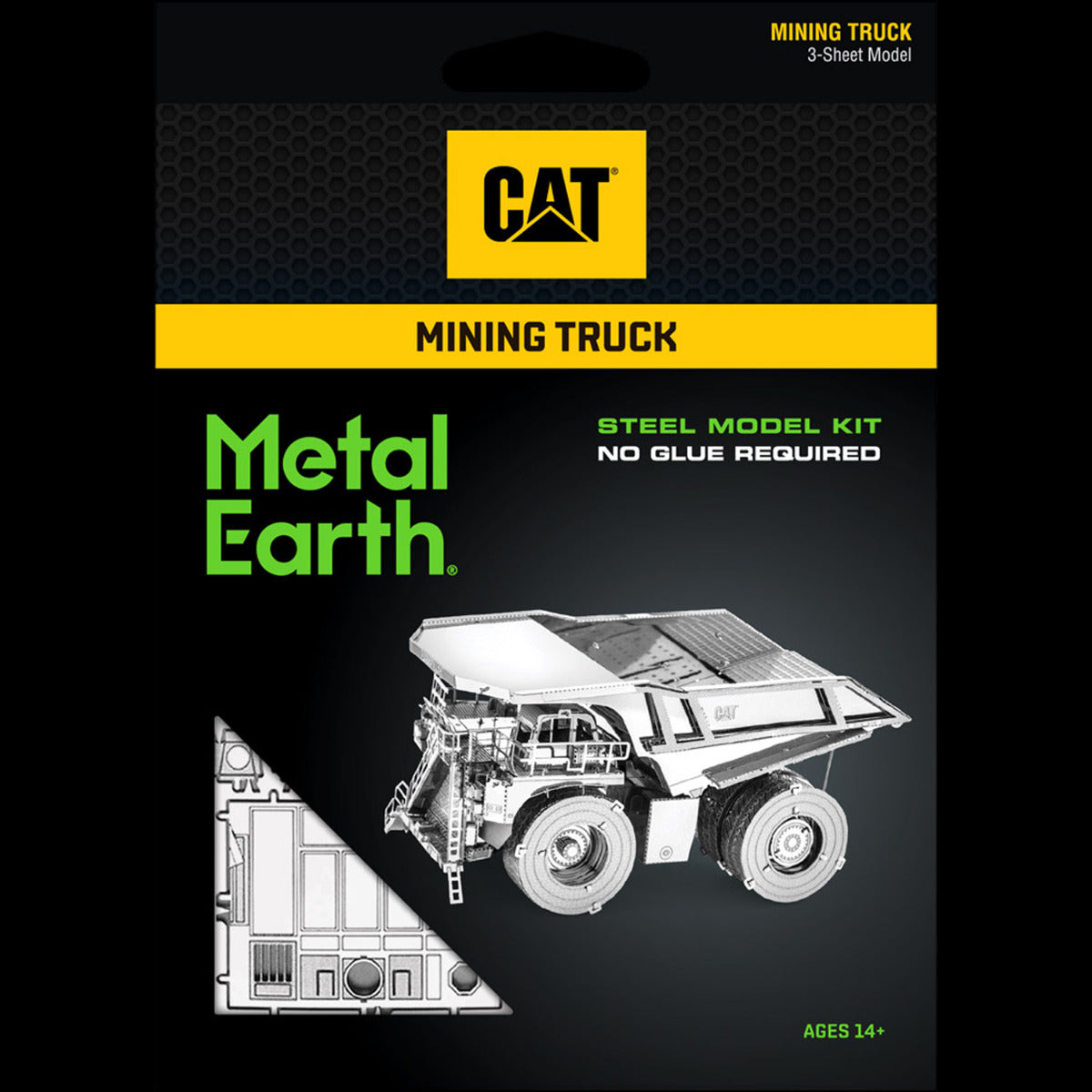 Metal Earth Metallbausätze MMS424 CAT Mining Truck Muldenkipper Baufahrzeug Metall Modell
