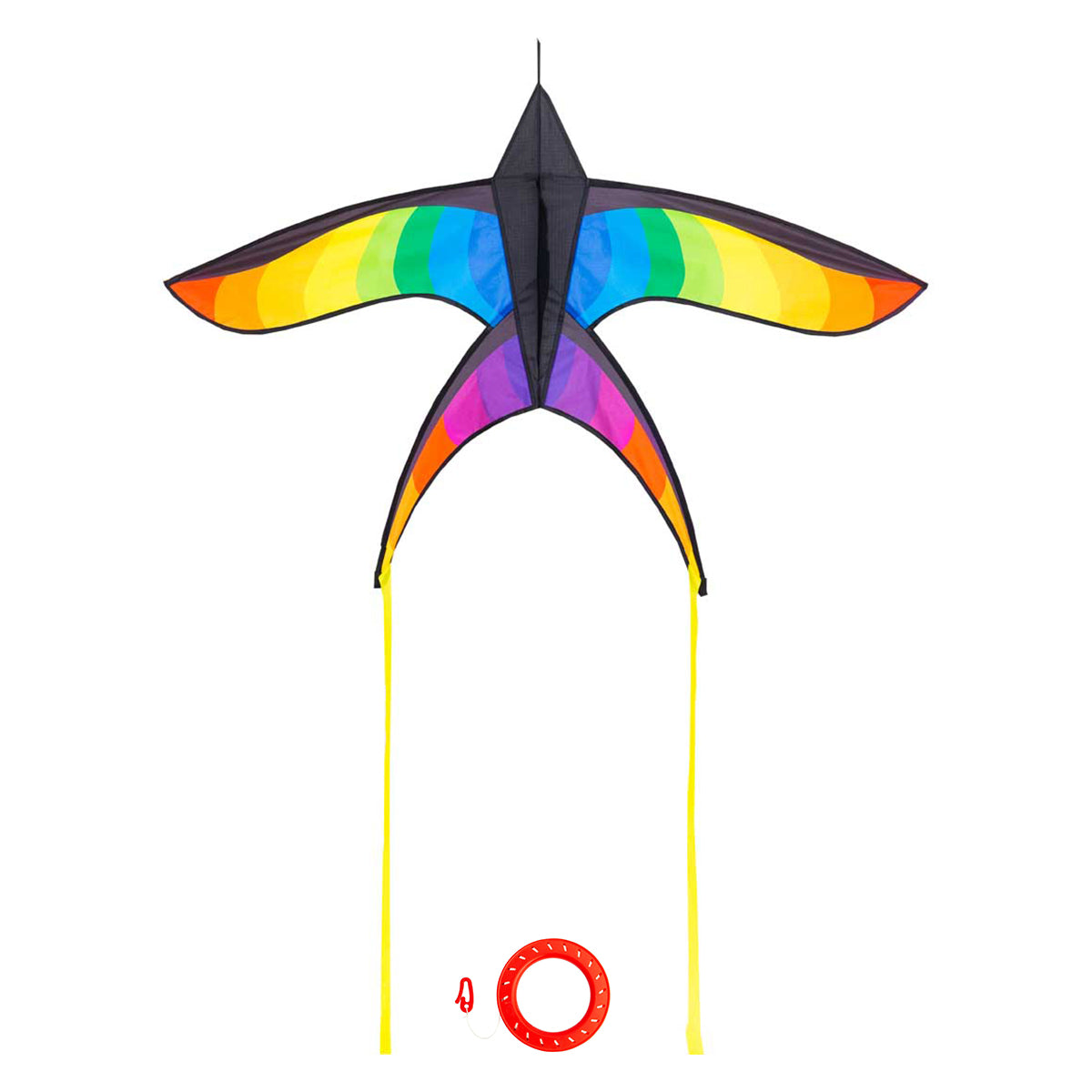 Kinderdrachen Einleiner Drachen HQ Swallow Kite Rainbow Flugdrachen