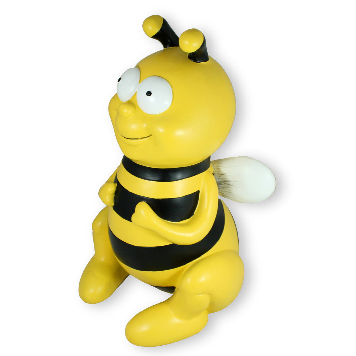 Bienen Figur sitzend 45 cm Bienen Deko Bienen groß Gartenfigur Biene