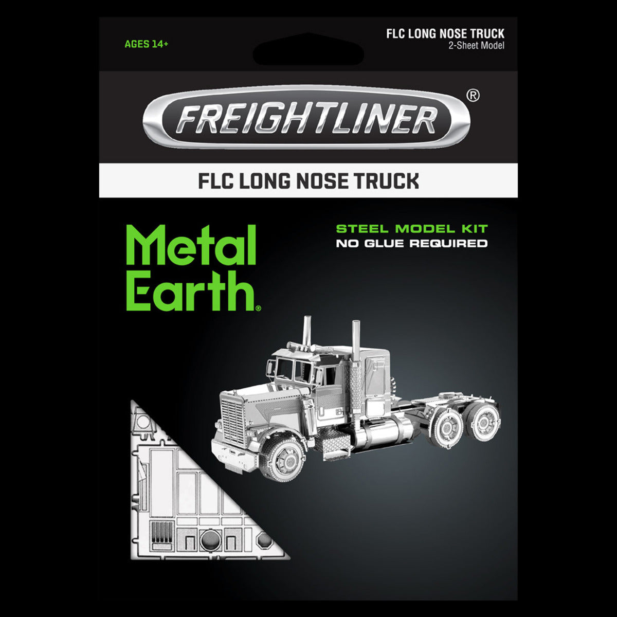 Metal Earth Metallbausätze MMS144 Freightliner - Long Nose Truck LKW Metall Modell