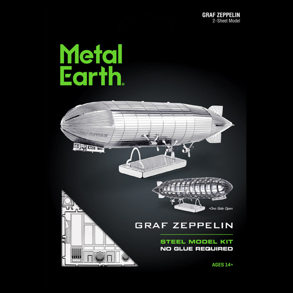 Metal Earth Metallbausätze MMS063 Graf Zeppelin Luftschiff Metall Modell