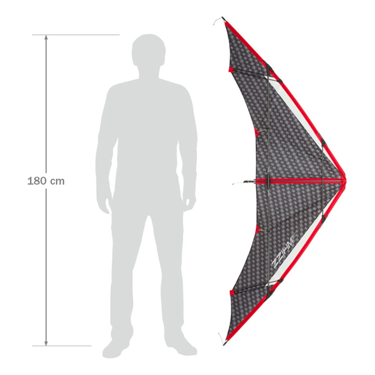 Lenkdrachen HQ Whizz 190 cm Speed & Power Drachen