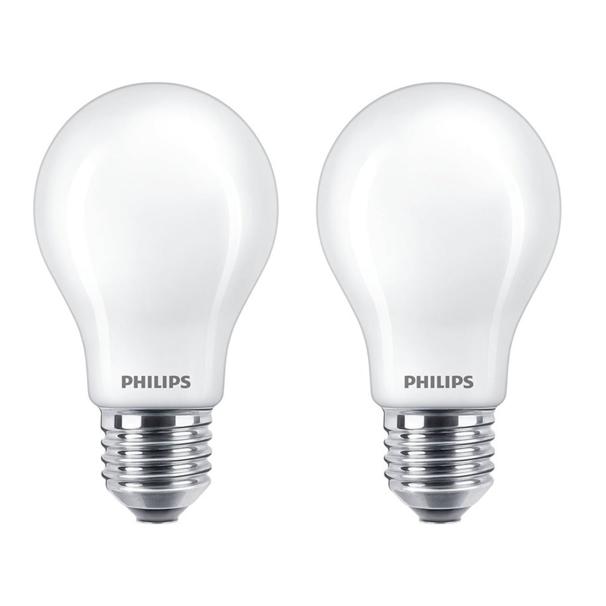 Philips LED Leuchtmittel 2er Pack E27 4.5W (40W) warmweiß [Energieklasse F]