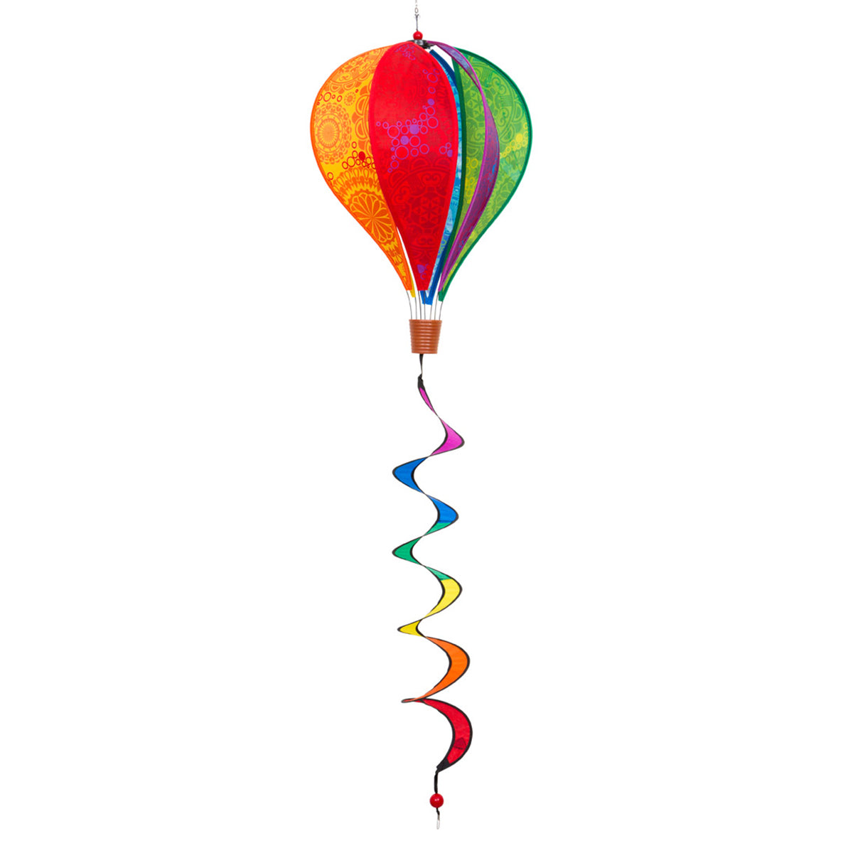 Windspiel Heißluftballon HQ Hot Air Balloon Twist Victorian Style Windsack Garten Dekoration