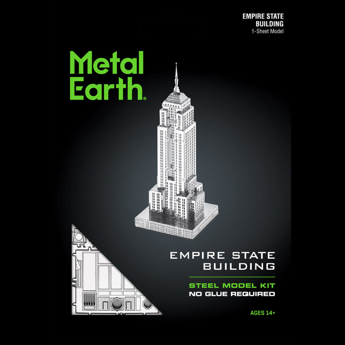 Metal Earth Metallbausätze MMS010 Empire State Building Wolkenkratzer Metall Modell