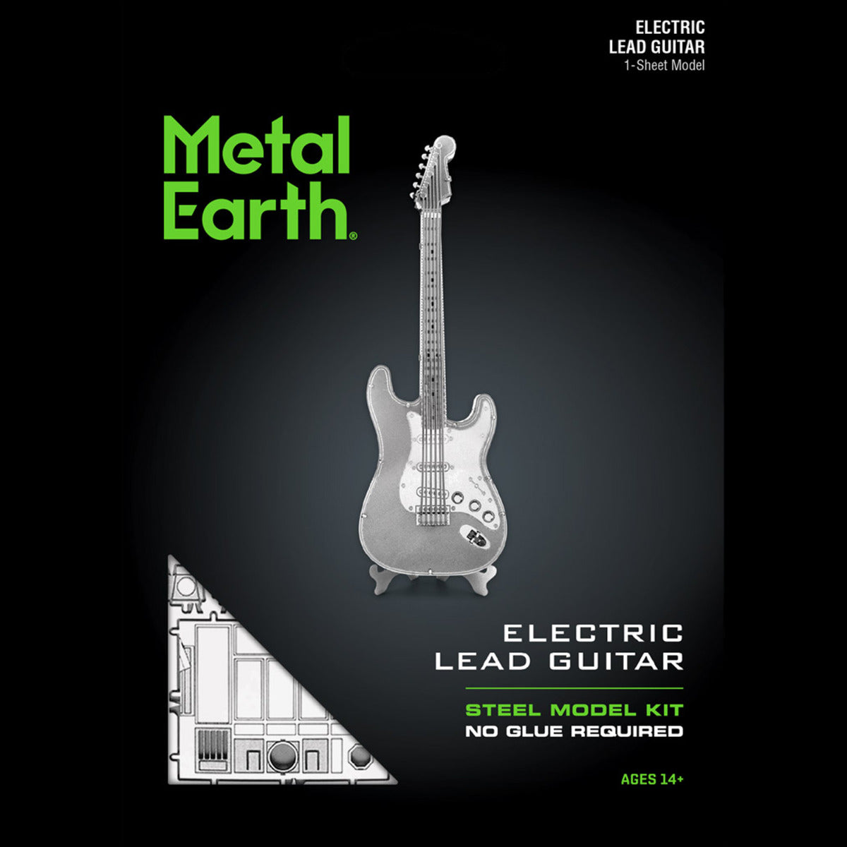 Metal Earth Metallbausätze MMS074 Electric Lead Guitar Elektrische Lead Gitarre Metall Modell