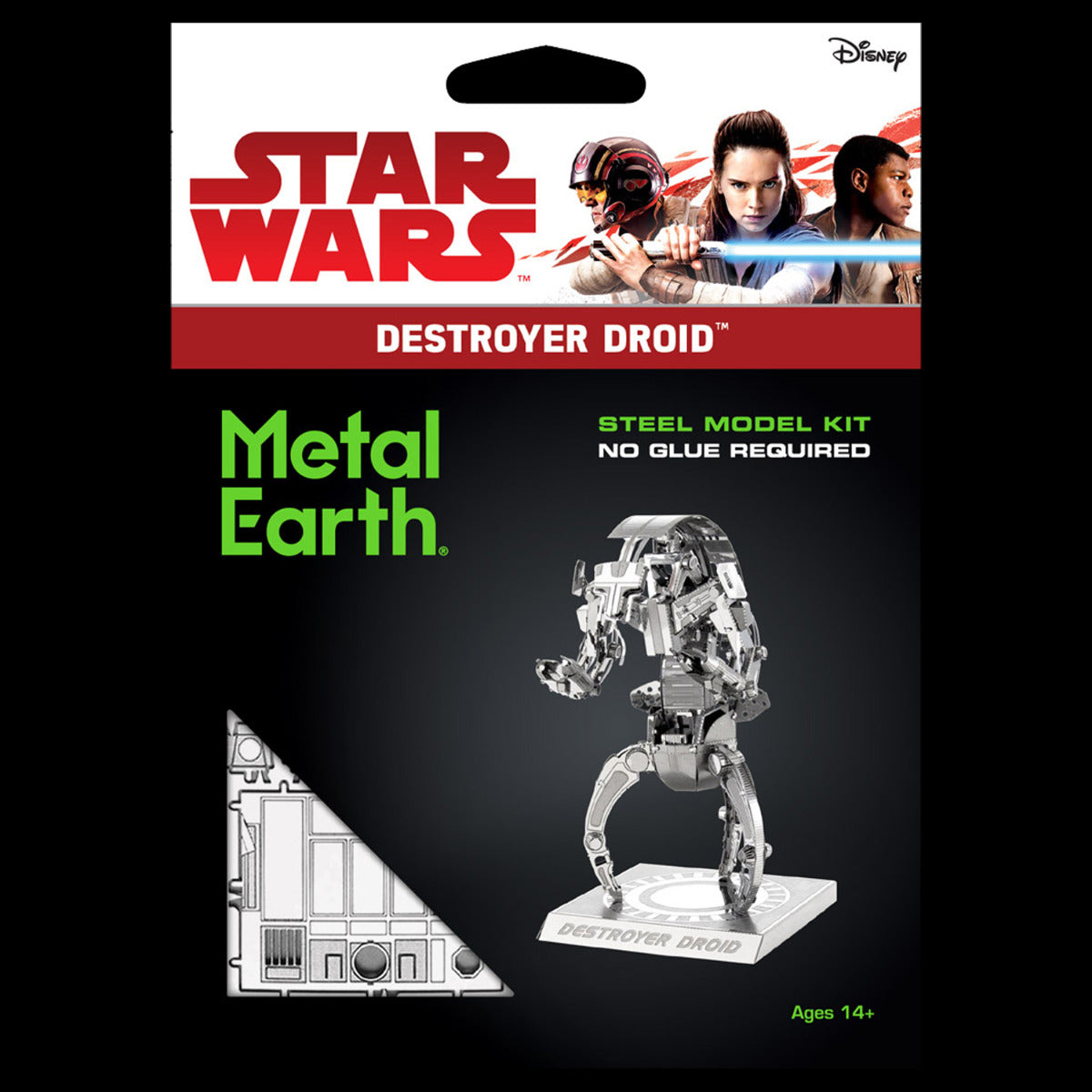 Metal Earth Metallbausätze MMS255 Star Wars Destroyer Droid Metall Modell