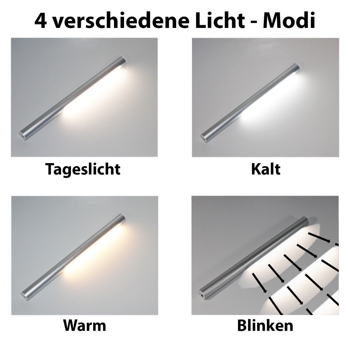 Led Stableuchte 2,5W Multifunktions Campinglicht Notlicht Stablampe Taschenlampe Powerbank