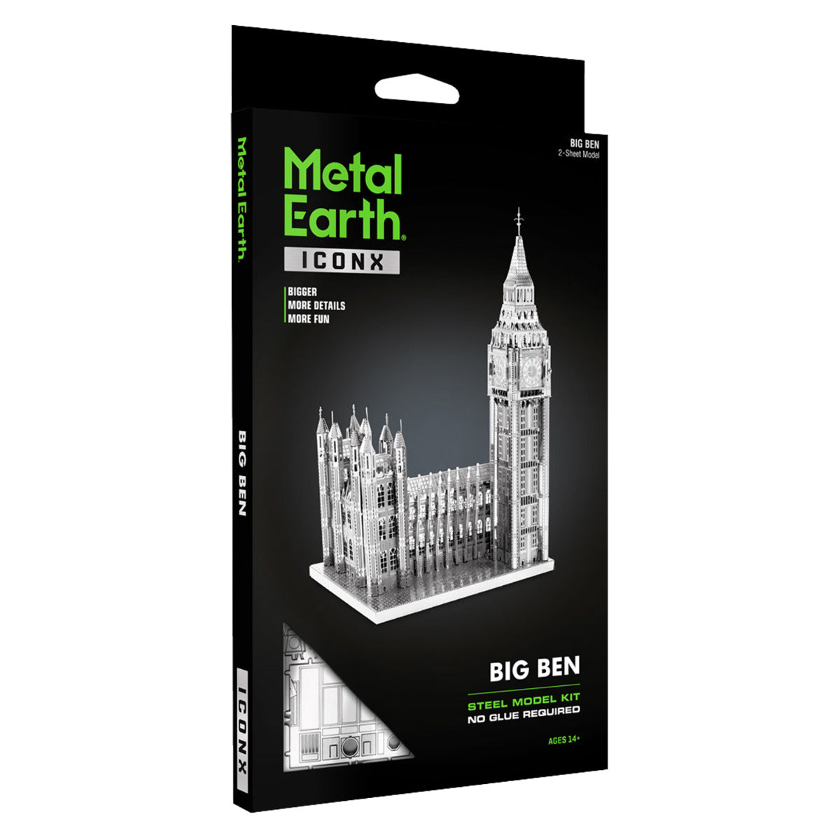 Metal Earth Metallbausätze ICX018 ICONX Big Ben Glockenturm Metall Modell