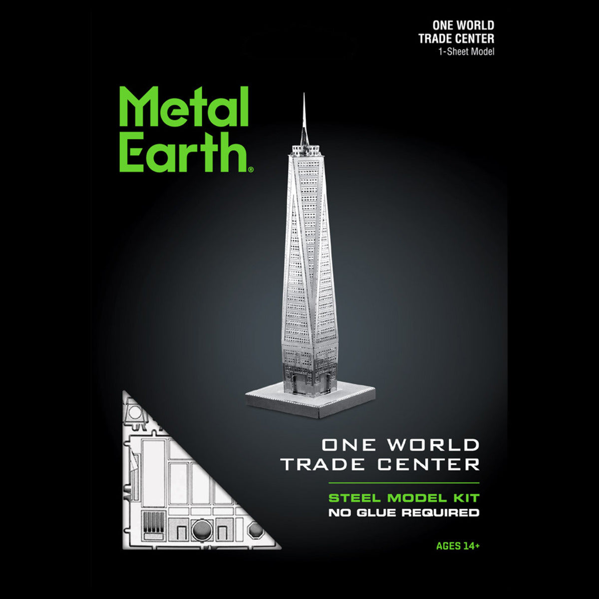 Metal Earth Metallbausätze MMS024 One World Trade Center Metall Modell