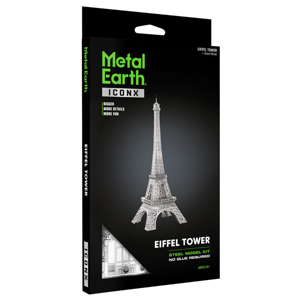 Metal Earth Metallbausätze ICX011 ICONX Eiffelturm Eisenfachwerkturm Metall Modell