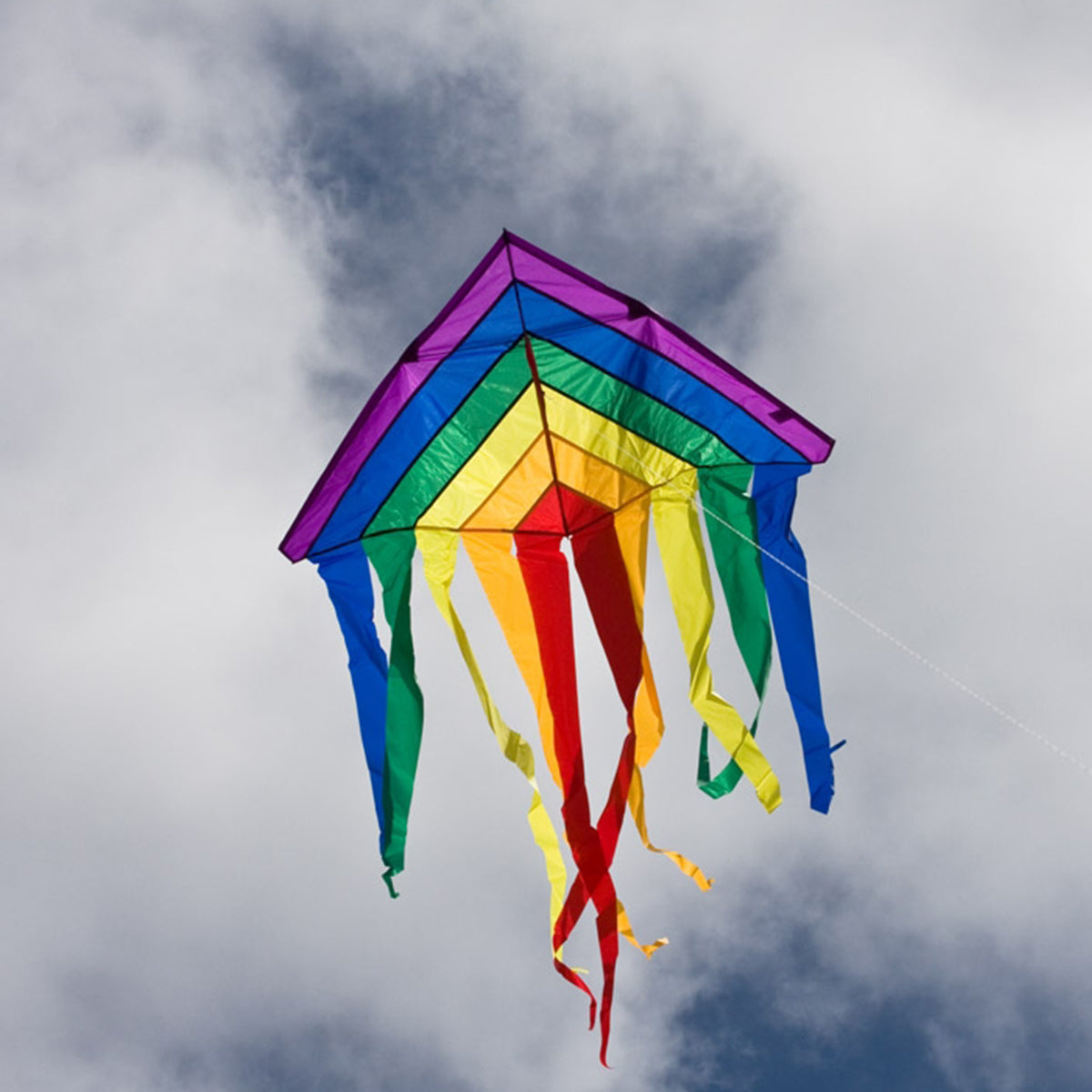 Kinderdrachen Einleiner Drachen HQ Delta XL Rainbow Flugdrachen