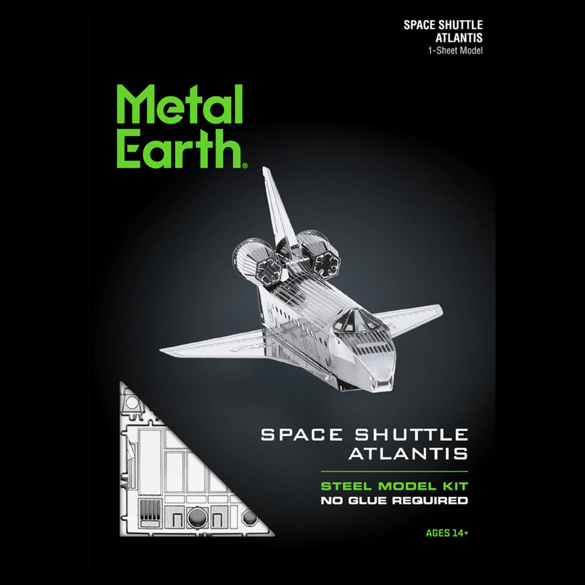 Metal Earth Metallbausätze MMS015 Space Shuttle Atlantis Raumfähre Metall Modell