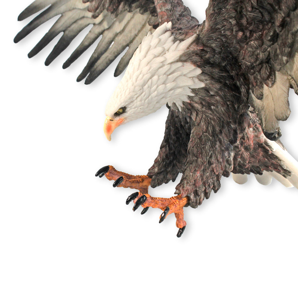 Adler Figur fliegend Dekofigur Adler Gartenfigur Adler Figur Garten groß 55 cm Tierfigur