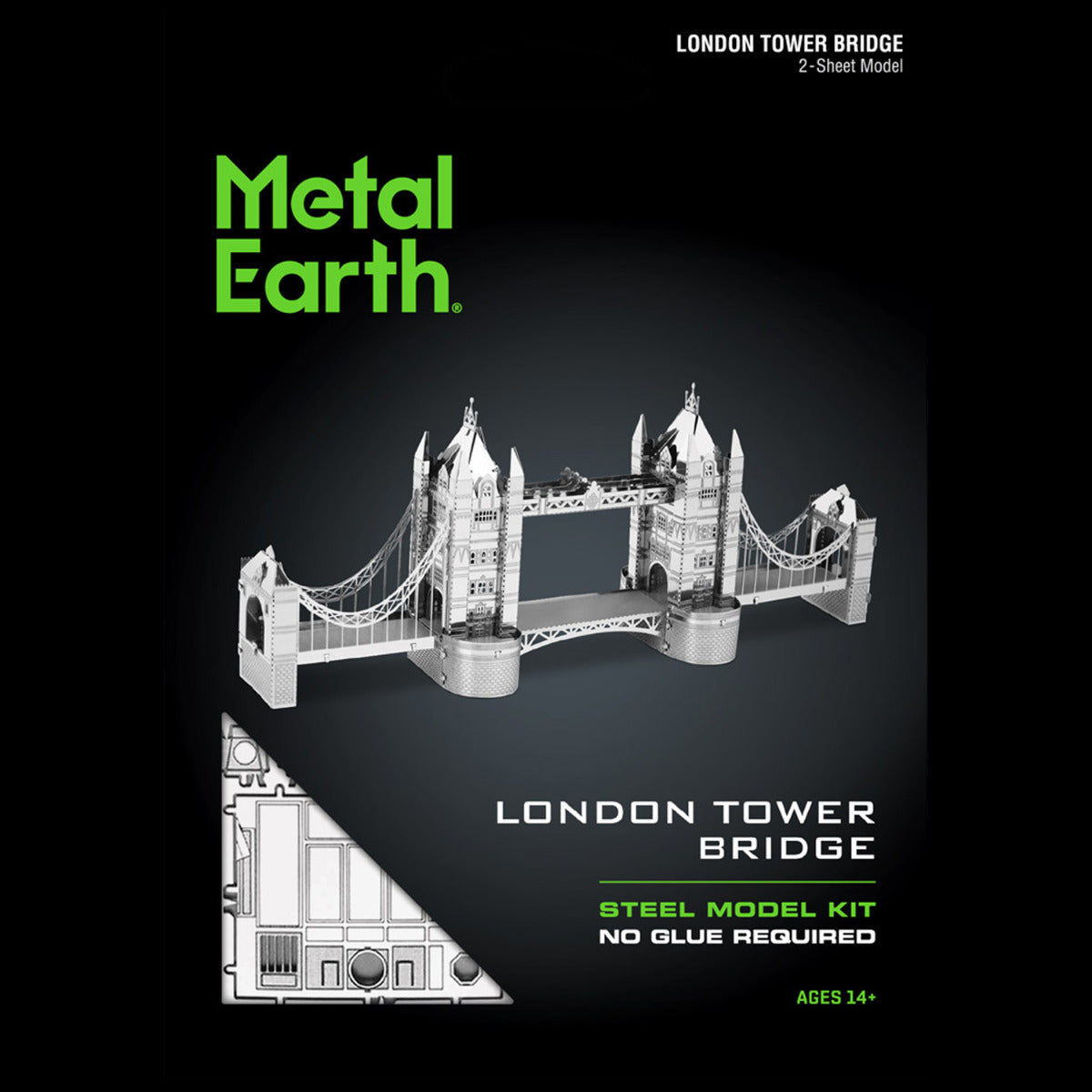 Metal Earth Metallbausätze MMS022 London Tower Bridge Metall Modell