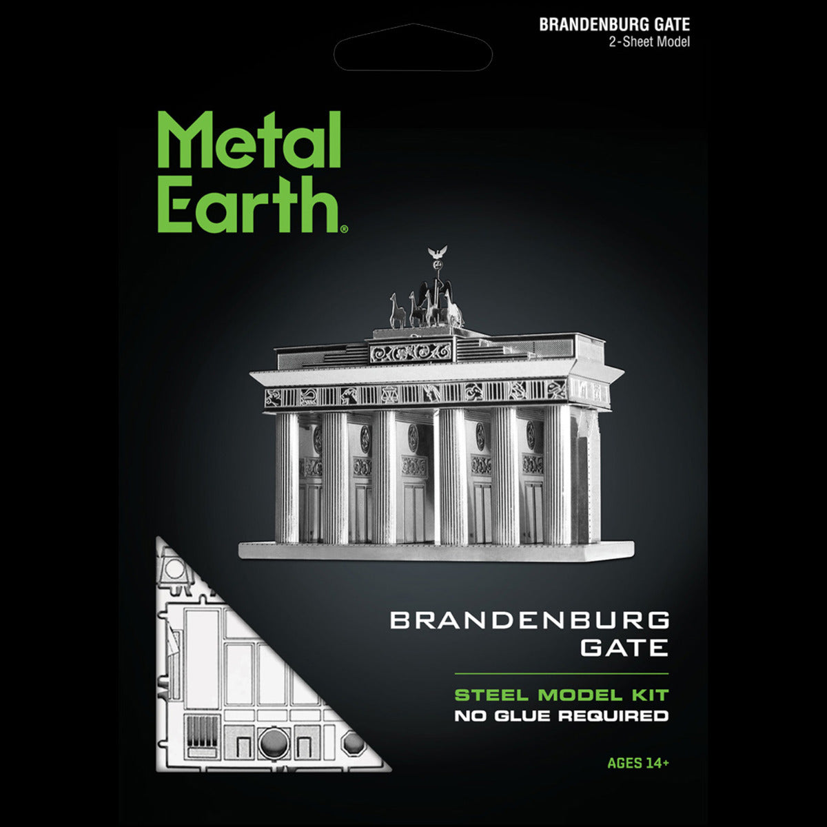 Metal Earth Metallbausätze MMS025 Brandenburger Tor Metall Modell